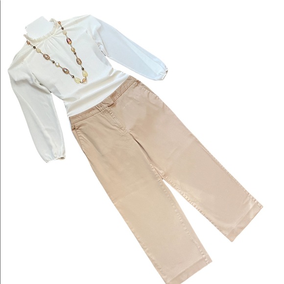 Charter Club Womens Cropped Pants , Flat Front Cropped Pants, Womens Pants - Picture 9 of 10
